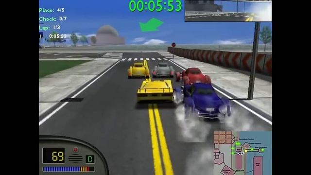 Midtown Madness 1 : How to play amateur races in professional [Tutorial/100% works] смотреть онлайн