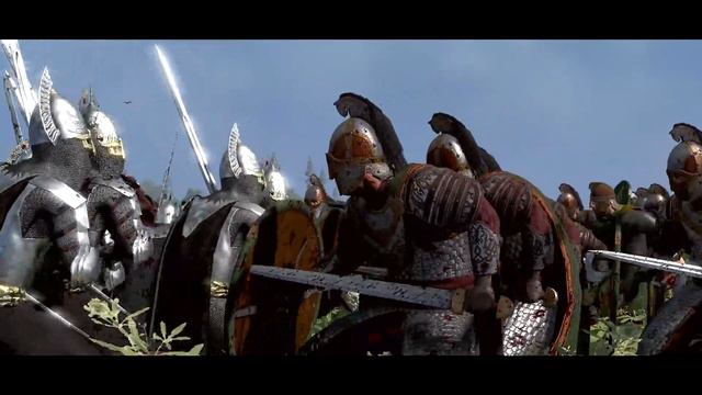 10 000 Эорлингов РОХАНА VS 15 000 ХАРАДРИМОВ Cinematic Battle Rise Of Mordor смотреть онлайн