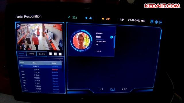 DS-2CD7146G0-IZS Face Recognition смотреть онлайн