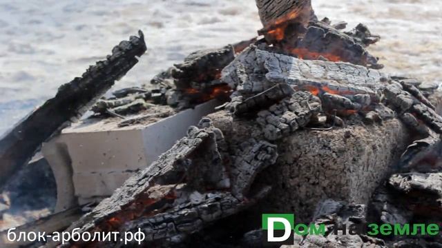 Тесты нашего арболитового блока смотреть онлайн