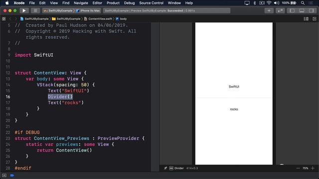 How to customize stack layouts with alignment and spacing - SwiftUI by Example смотреть онлайн