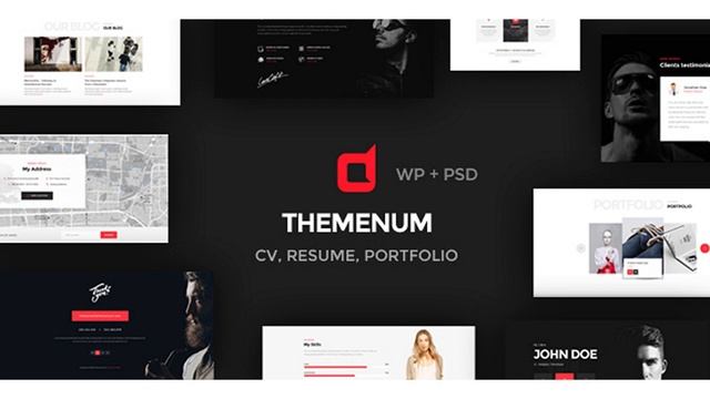 Themenum - Personal Vcard Resume & Cv Responsive WordPress Theme | Themeforest Website Templates смотреть онлайн