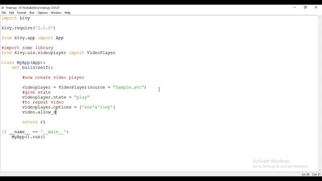 Kivy Video Player | Kivy Tutorial For Beginner | Kivy 2021 смотреть онлайн