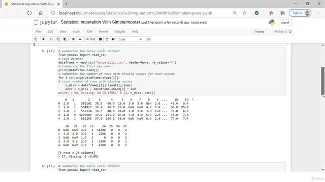 Mean Value Imputation смотреть онлайн