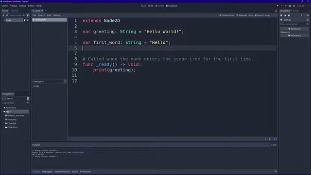 Strings and Comments - How to Code in Godot: Beginner Basics смотреть онлайн
