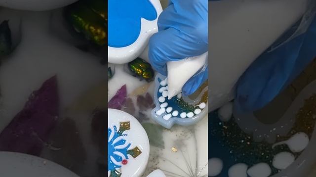 Елочные игрушки эпоксидная смола смотреть онлайн