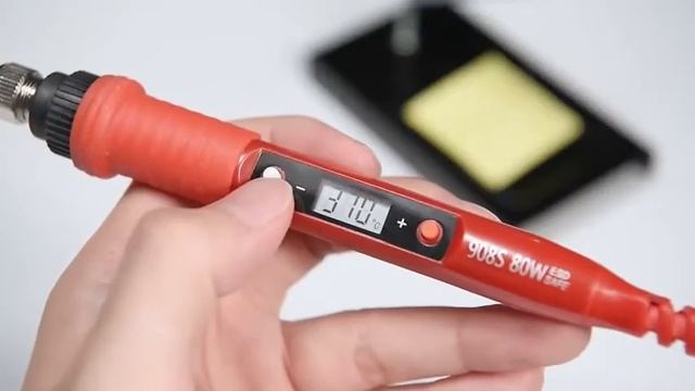 Поялник 220V 80W с дисплей и мултиметър смотреть онлайн