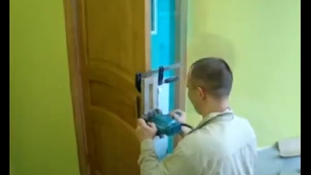 врезка замка