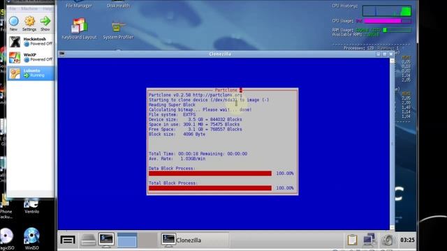 Parted Magic/Clonezilla Tutorial Save/Restore A Disk Image w/Multiple Partitions смотреть онлайн