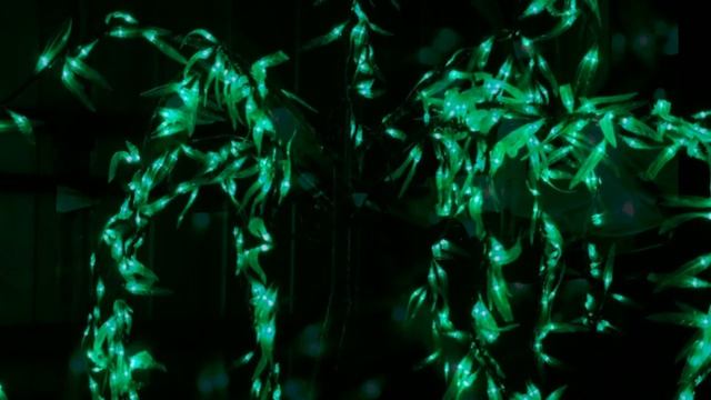 Светодиодное дерево уличное Ива 150 см, зеленое, 480 led, IP65 смотреть онлайн