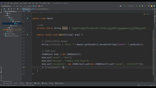 How to send SMS messages with Java смотреть онлайн