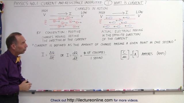 Physics - E&M: Ch 40.1 Current & Resistance Understood (1 of 17) What is a Current? смотреть онлайн