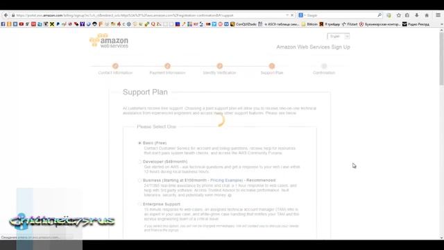 Как зарегистрировать бесплатно на 1 год сервер VPS на Amazon смотреть онлайн