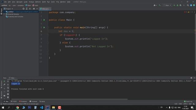 Уроки Java - Условные операторы If, Else If, Switch case смотреть онлайн