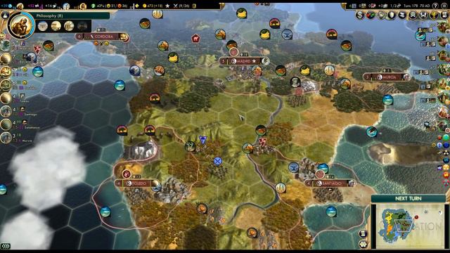 Let's Play Civilization 5 Vox Populi - Spain p.10 (deity, epic) смотреть онлайн