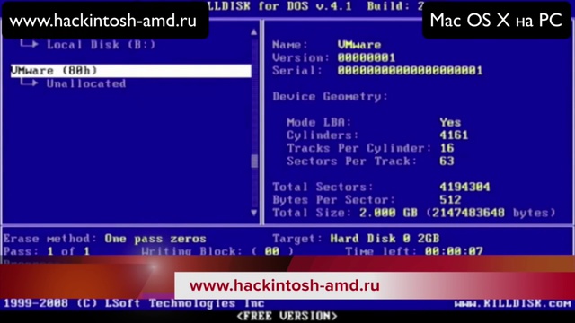 Как подготовить жесткий диск для установки Хакинтош -  Hackintosh HDD