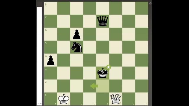 An AMAZING win in a Q+N endgame with a Queen Sacrifice! смотреть онлайн