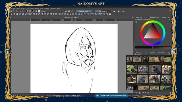 Unexpected art stream - animals sketches смотреть онлайн