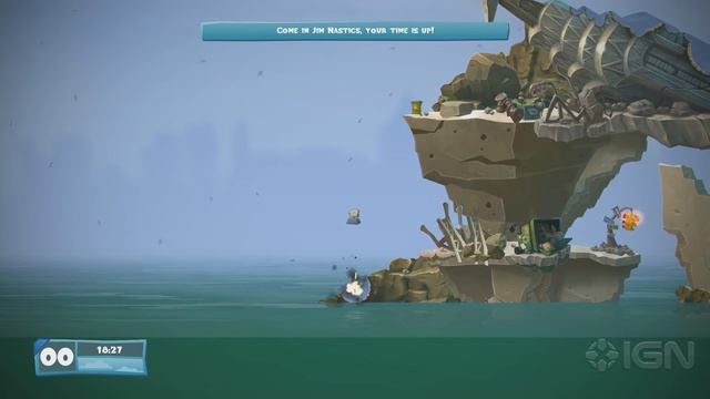 8 Minutes of Worms W.M.D. Gameplay смотреть онлайн