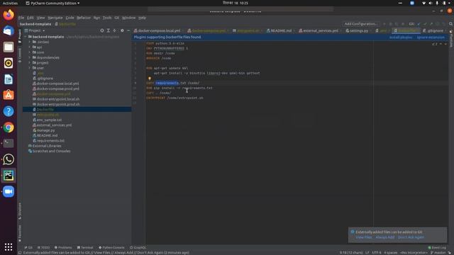 docker setup django backend смотреть онлайн
