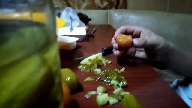 Сделали Винегрет, получился очень вкусным.