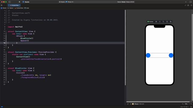 SwiftUI: V-H-Z Stacks что это?