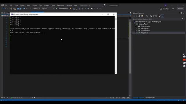 How to Implement Dependency Injection (DI) in .net Core Console Application смотреть онлайн
