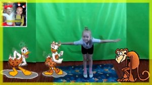 Весёлая зарядка для детей: Делайте зарядку - будете в порядке!/ Fun exercises