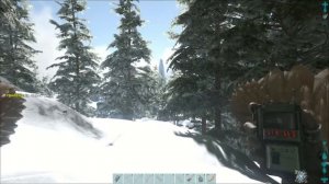 Гнезда ледяных виверн на карте RAGNAROK (ARK Survival Evolved)