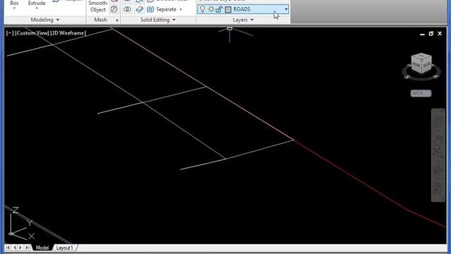 AutoCAD 3D - roads and kerbs - part 1 смотреть онлайн