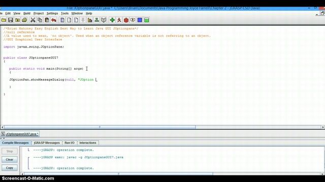 JoptionPane | JoptionPane Import | Import JoptionPane| Import javax.swing.joptionPane| Java Tutoria смотреть онлайн