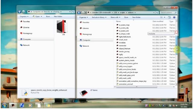How to Install Blender 2.5x and Blender Addon Scripts смотреть онлайн