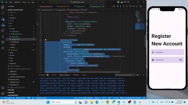 Flutter SQLite Login & Sign Up [2023] | SQLite Database | Part 3 смотреть онлайн