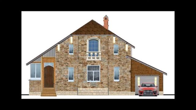 Визуализация Подбор отделки для фасада дома смотреть онлайн