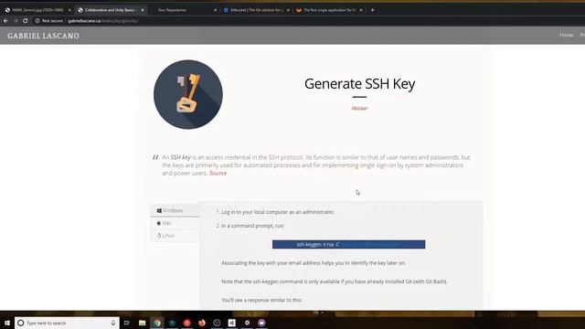 Collaboration and Unity Basics Part 1 - 2/7 (Installing Git and setting up SSH with GitHub) смотреть онлайн