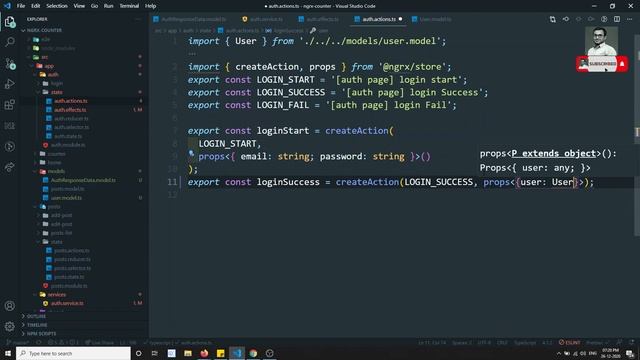 27. Save the User token data from Login in Ngrx State in Angular Ngrx Application смотреть онлайн