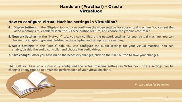 Configure Virtual Machine settings in VirtualBox - Virtualization for Dummies #manojtutorials смотреть онлайн