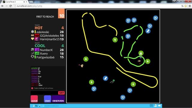 Curve Fever PRO speed game смотреть онлайн