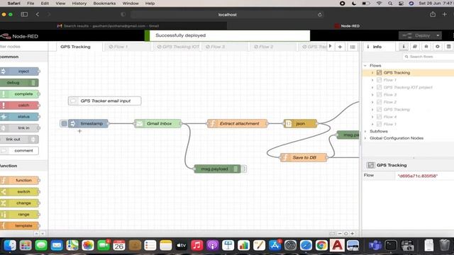 IoT Theme Based Project | GPS Tracking using Mobile app and Node red смотреть онлайн