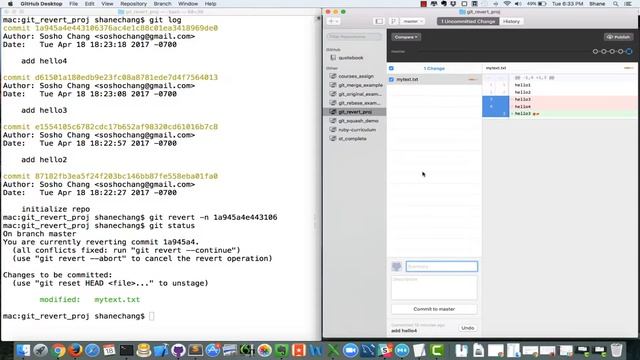 git revert смотреть онлайн