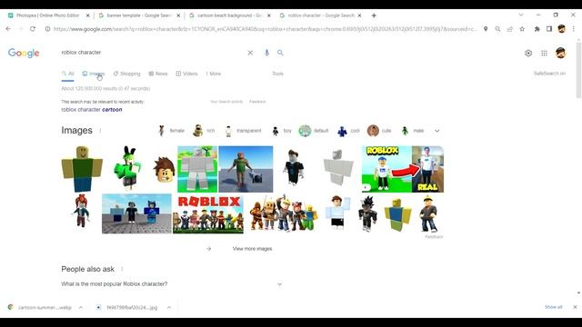 How To Make A Roblox Banner Using Only From Photopea смотреть онлайн