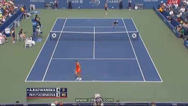 Radwanska VS. Pavlyuchenkova 3R US Open 13 смотреть онлайн