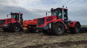 К744 р4  и К742 ст работа в поле!   (Сезон 2019)