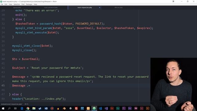 How To Create A Forgotten Password System In PHP | Password Recovery By Email In PHP | PHP Tutorial смотреть онлайн