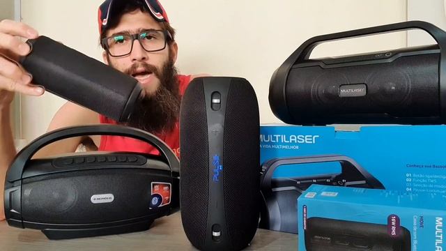 Qual a Melhor Caixa de Som Bluetooth? (Mondial Sk07, Multilaser SP339, SP347, PULSE SP273) смотреть онлайн