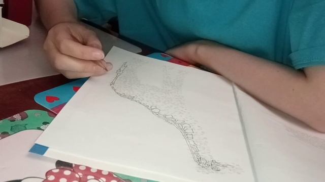 Рисуем жирафа по точкам. Часть 1 смотреть онлайн