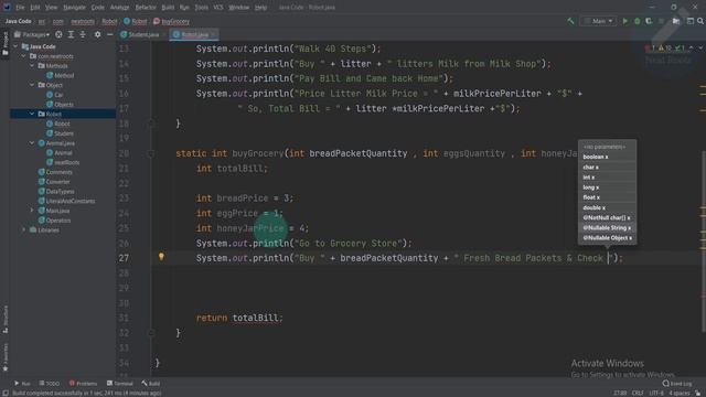 Java Tutorial - Servant Robot Tutorial using JAVA смотреть онлайн