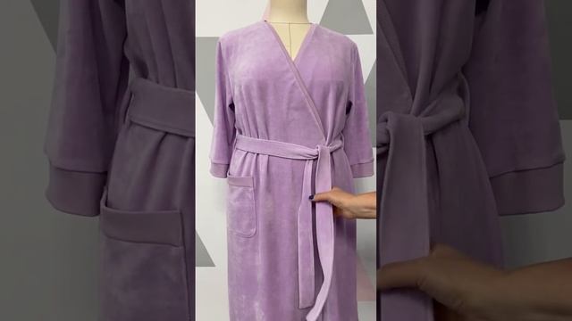 Теплый и уютный халат по самой простой выкройке. Раскрой домашнего халата на любой размер