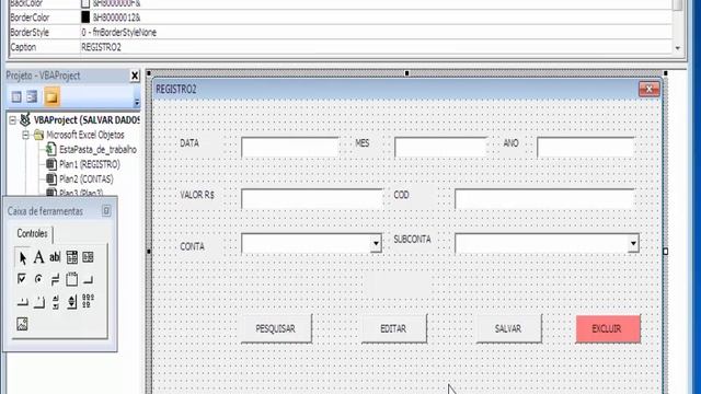 Editar dados via formulário com códigos VBA Planilha Excel - Aula 04 смотреть онлайн