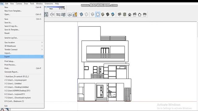 sketchup to autocad elevation смотреть онлайн